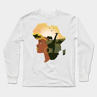 african women Long Sleeve T-Shirt